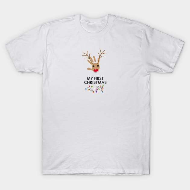 My first christmas with deer T-Shirt by GULSENGUNEL